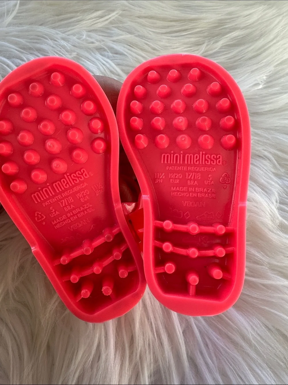 Mini Melissa Kids Pink Jelly Sandals